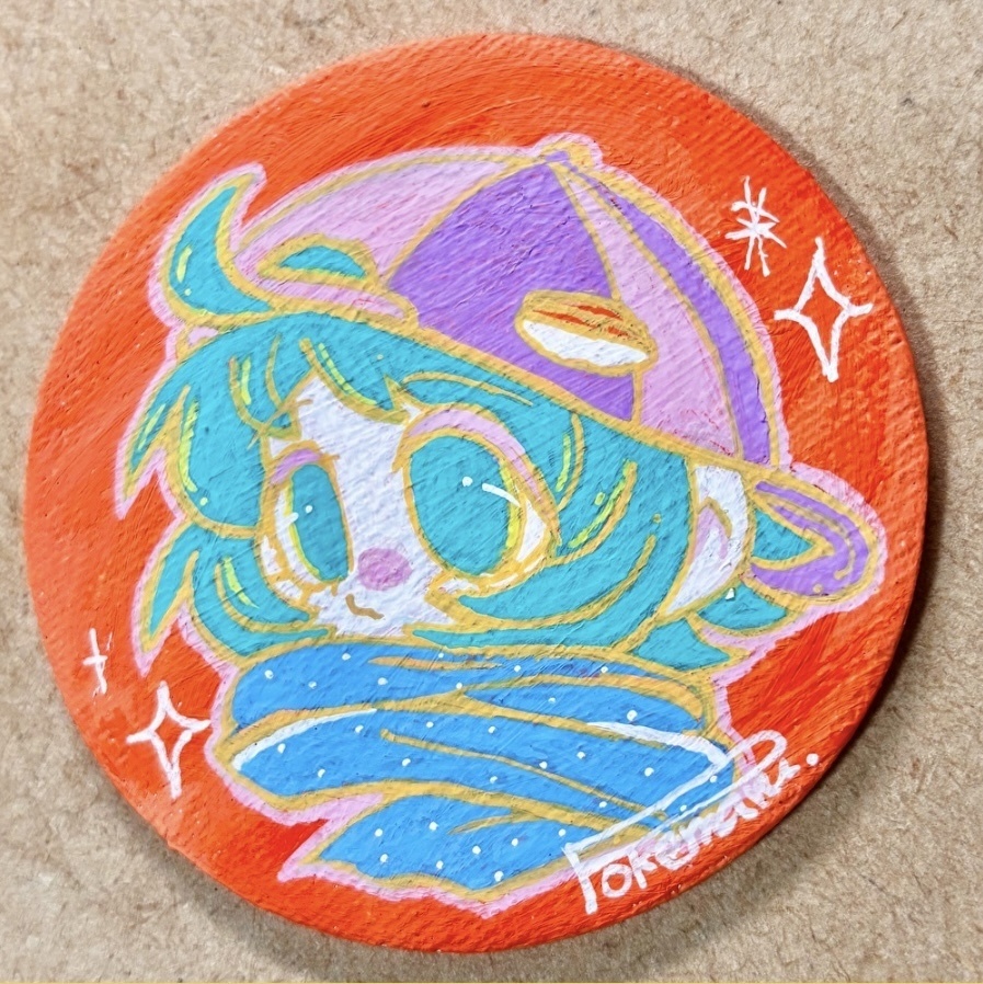 【わかそさん専用】マグネットミニキャンバス原画【匿名配送】