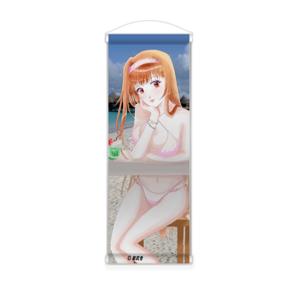 ミニタペストリー 涼夏(水着)