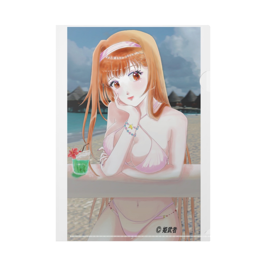 クリアフォルダ　涼夏(水着)
