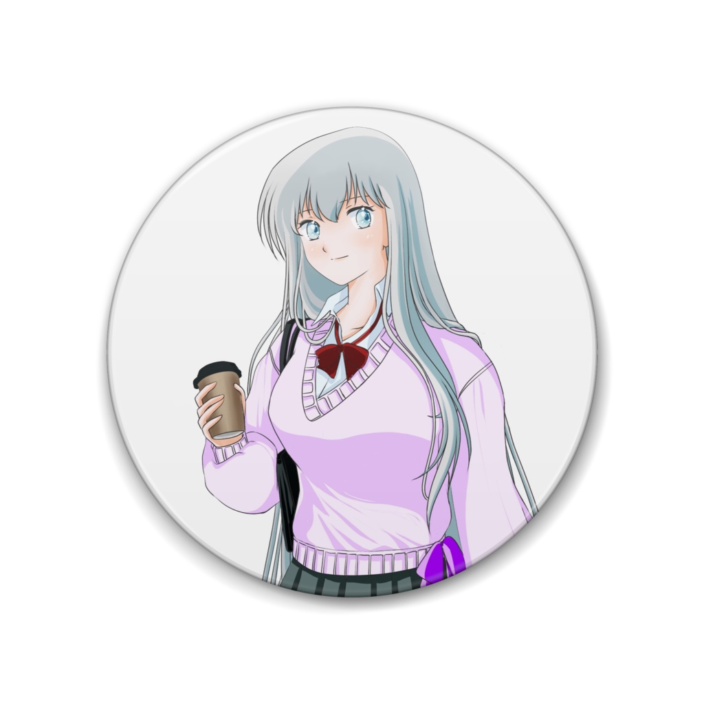 JK涼夏ちゃん　缶バッジ