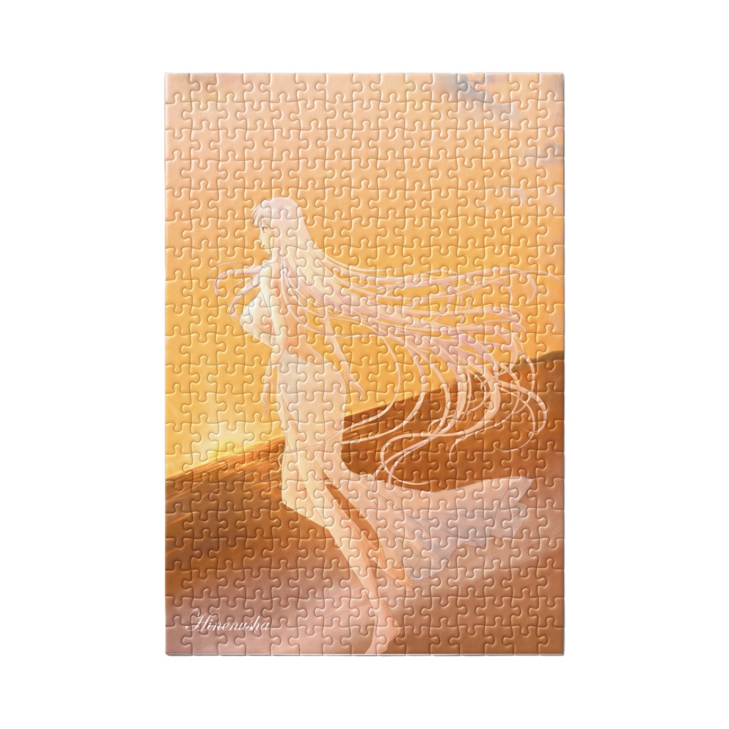 夕焼け・涼夏ちゃん パズル縦