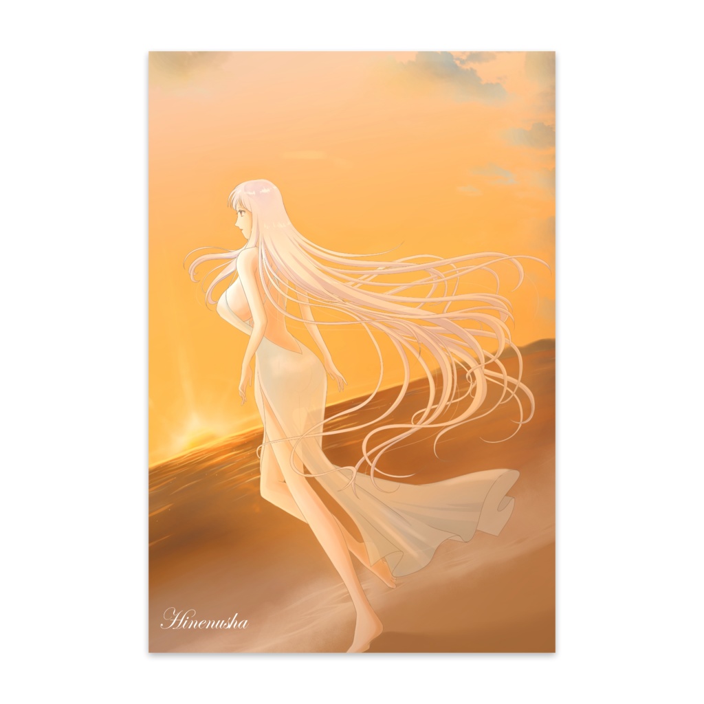 夕焼け・涼夏ちゃん　ポストカード(10枚セット)