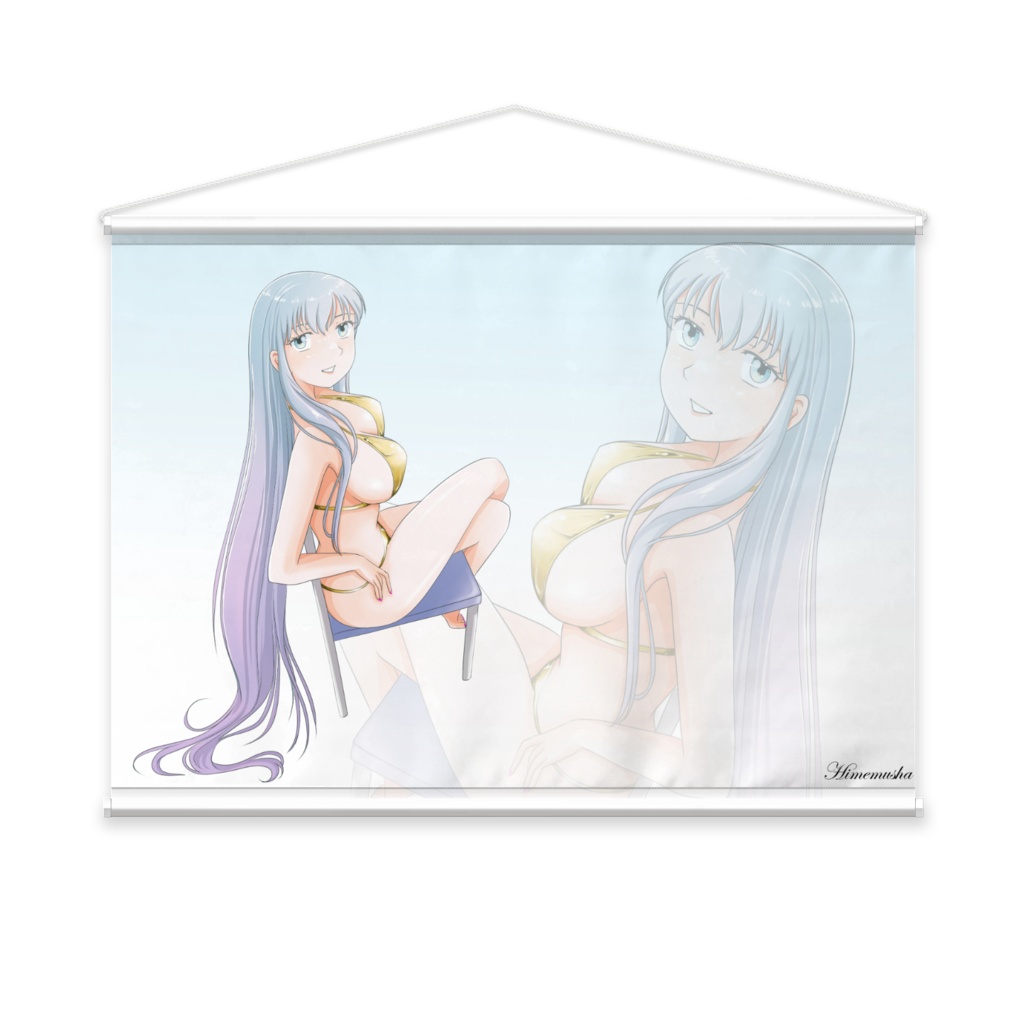 檜室涼夏ちゃんビキニタペストリーB2横