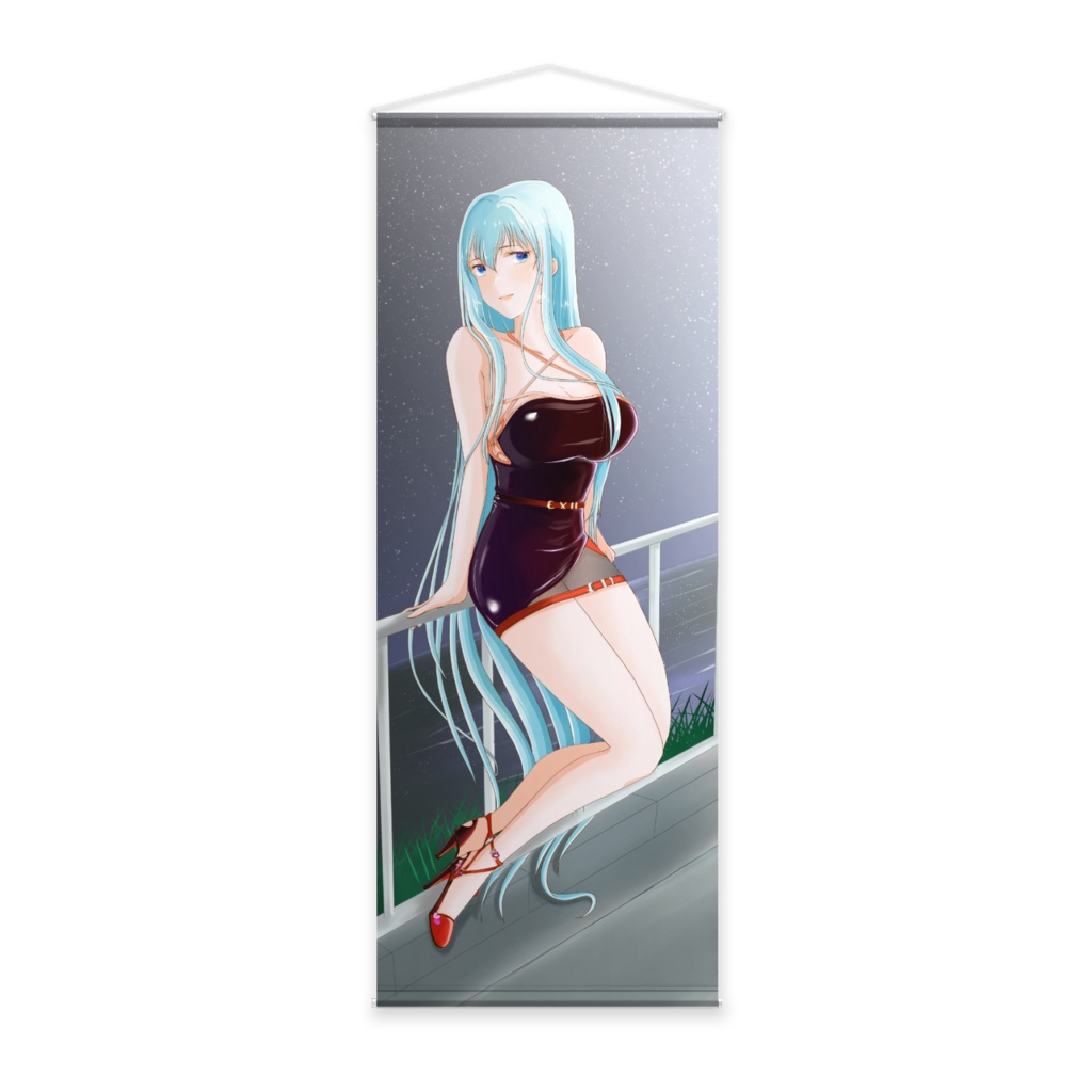 檜室涼夏ちゃん等身大タペストリー65×170㎝