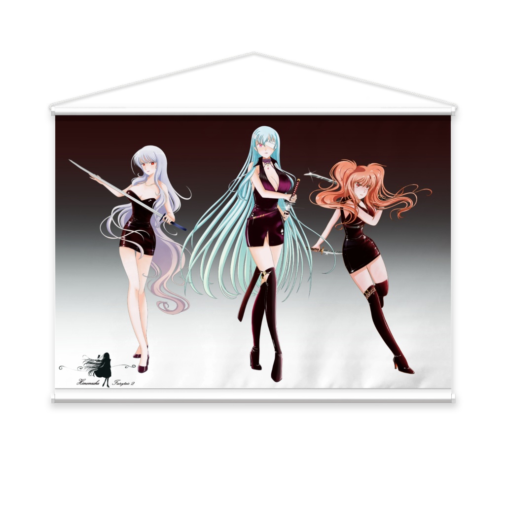仲良し3人娘タペストリーB2横