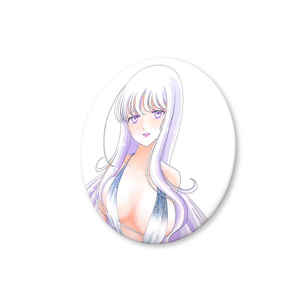 蓋然日葵ちゃん缶バッジ (バリュー) 76㎜