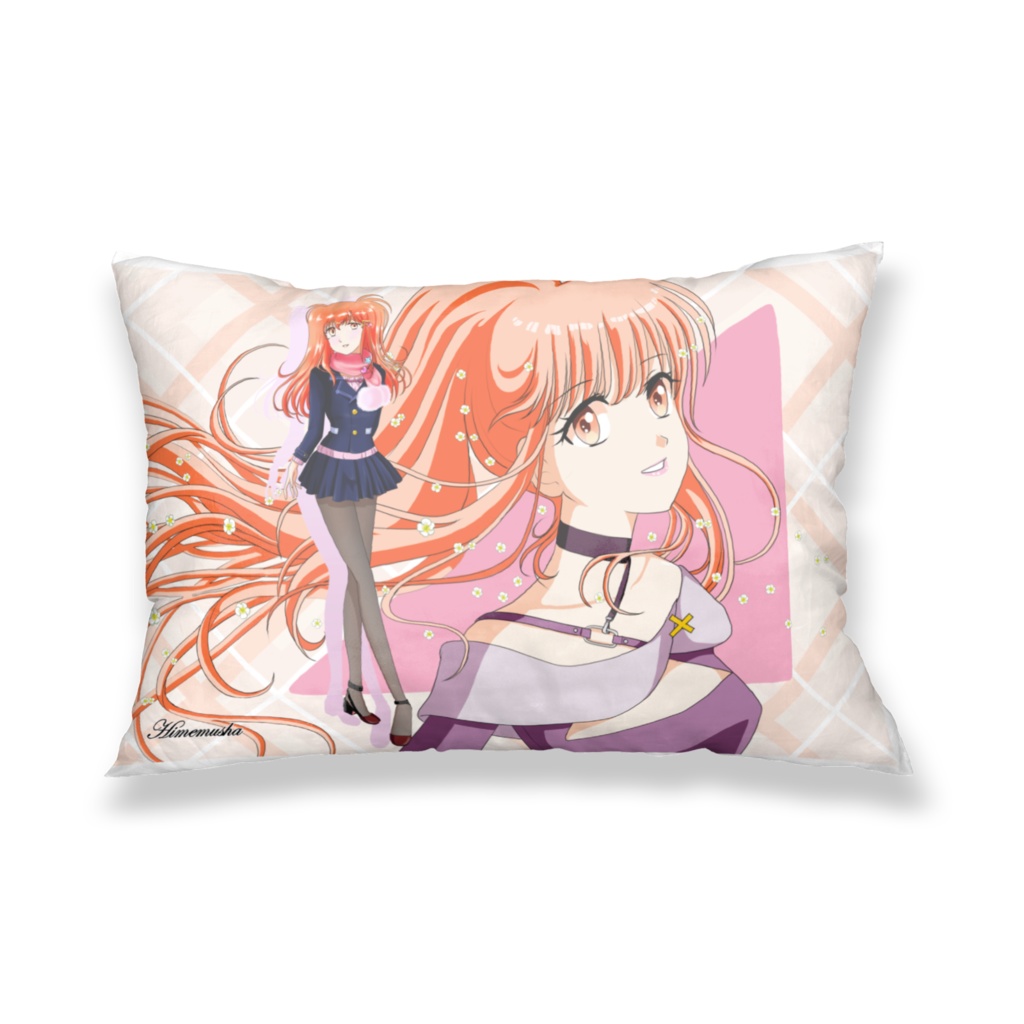 伊野瀬紬枕カバー43×63㎝ 両面