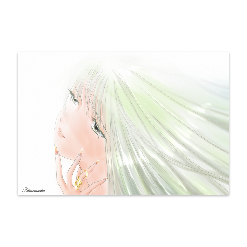 エレン顔アップ　ポストカード(10枚セット)ヴァンヌーボVGスノーホワイト