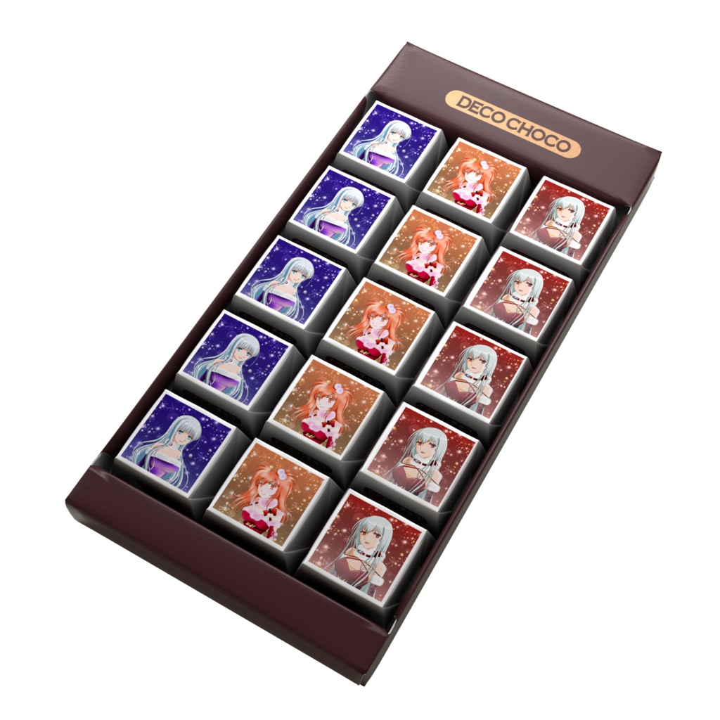 仲良し3人娘DECOチョコ