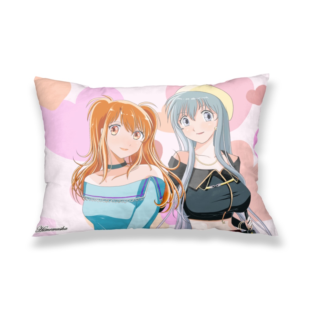 紬ちゃん、涼夏ちゃん、日葵ちゃん枕カバー43×63㎝両面