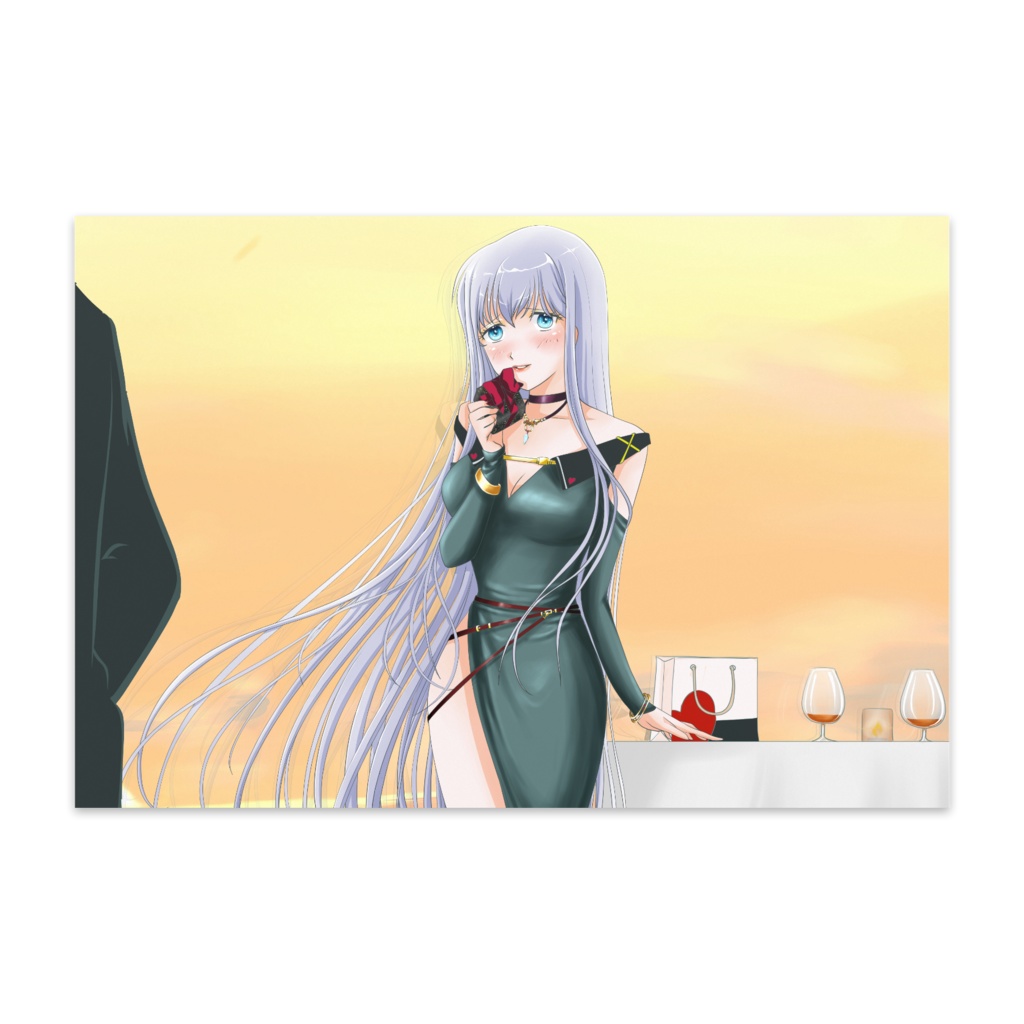 涼夏ちゃんポストカード(10枚セット)ヴァンヌーボVGスノーホワイト