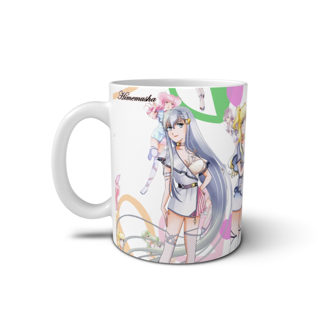 仲良し5人娘マグカップ直径8㎝/高さ9.5㎝