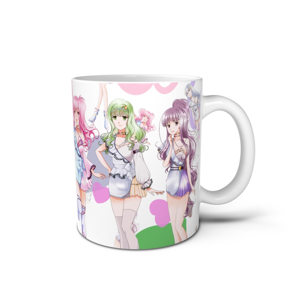 仲良し5人娘マグカップ直径8㎝／高さ9.5㎝