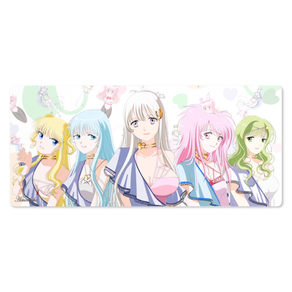 仲良し5人娘プレイマット 900×400m