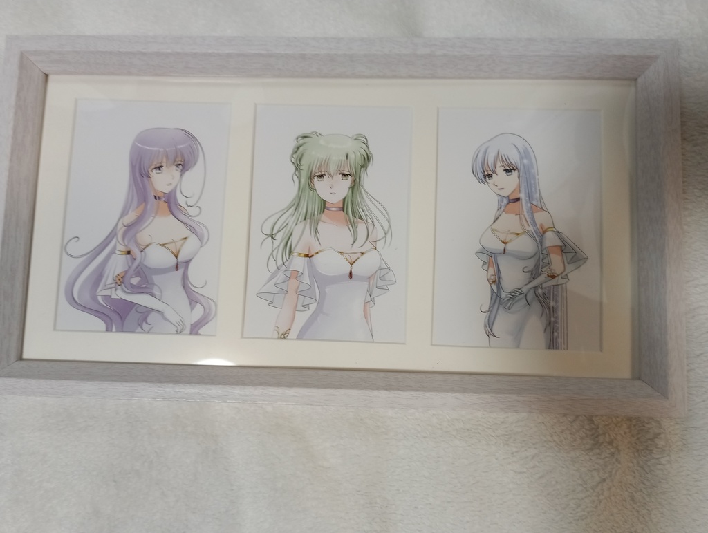 額付きイラスト
