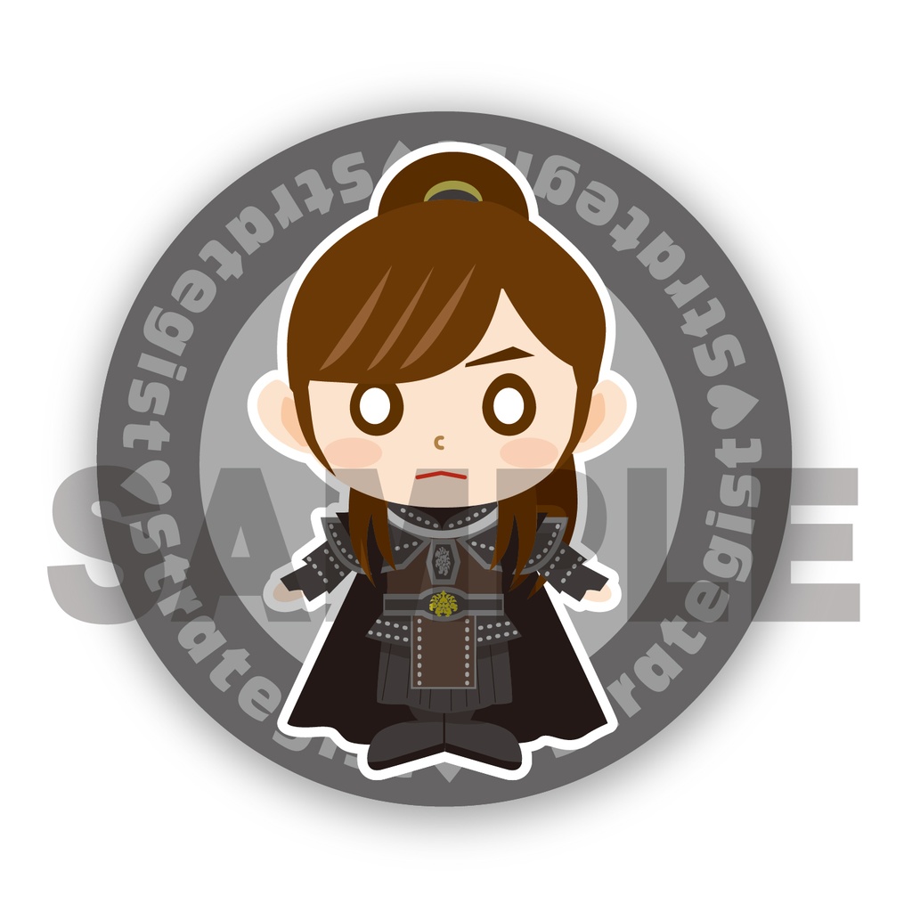 奇/皇后 缶バッチ