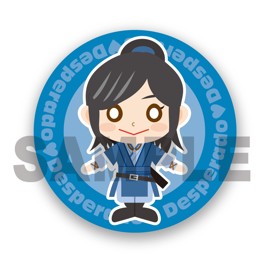 奇/皇后 缶バッチ