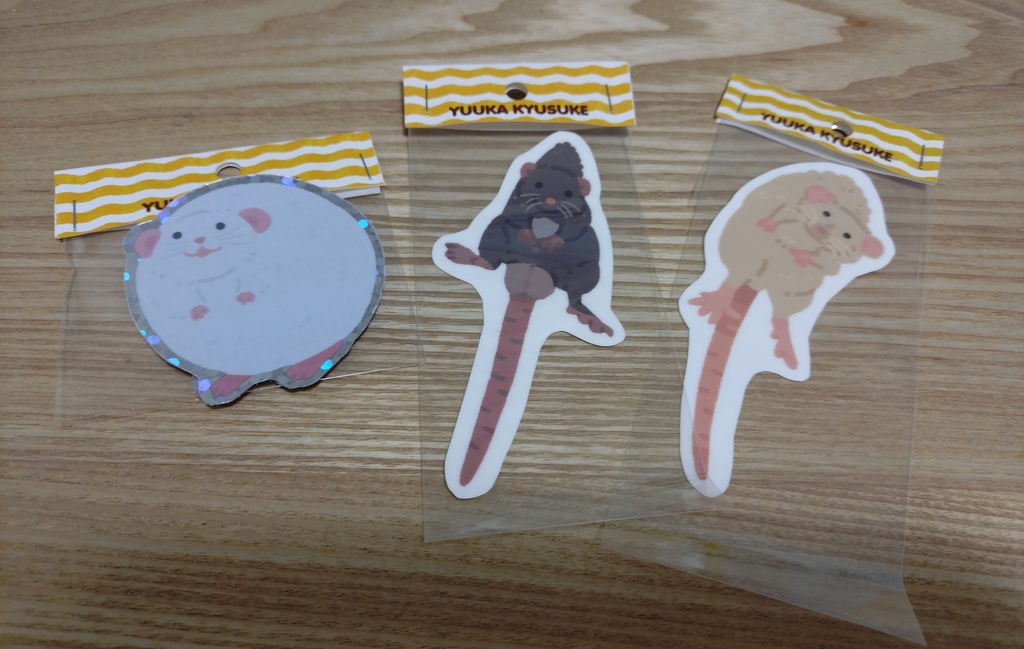 キラキラorBIGラットさんステッカー🐀
