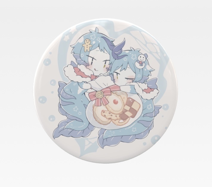 雪稚魚ちゃん缶バッジ