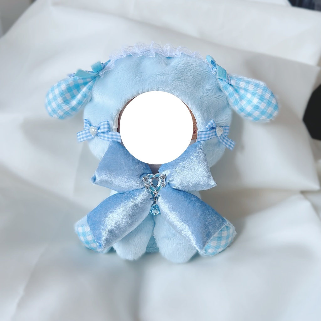 ⚫︎お座り着ぐるみ_わんこ(16cm)⚫︎ライトブルー