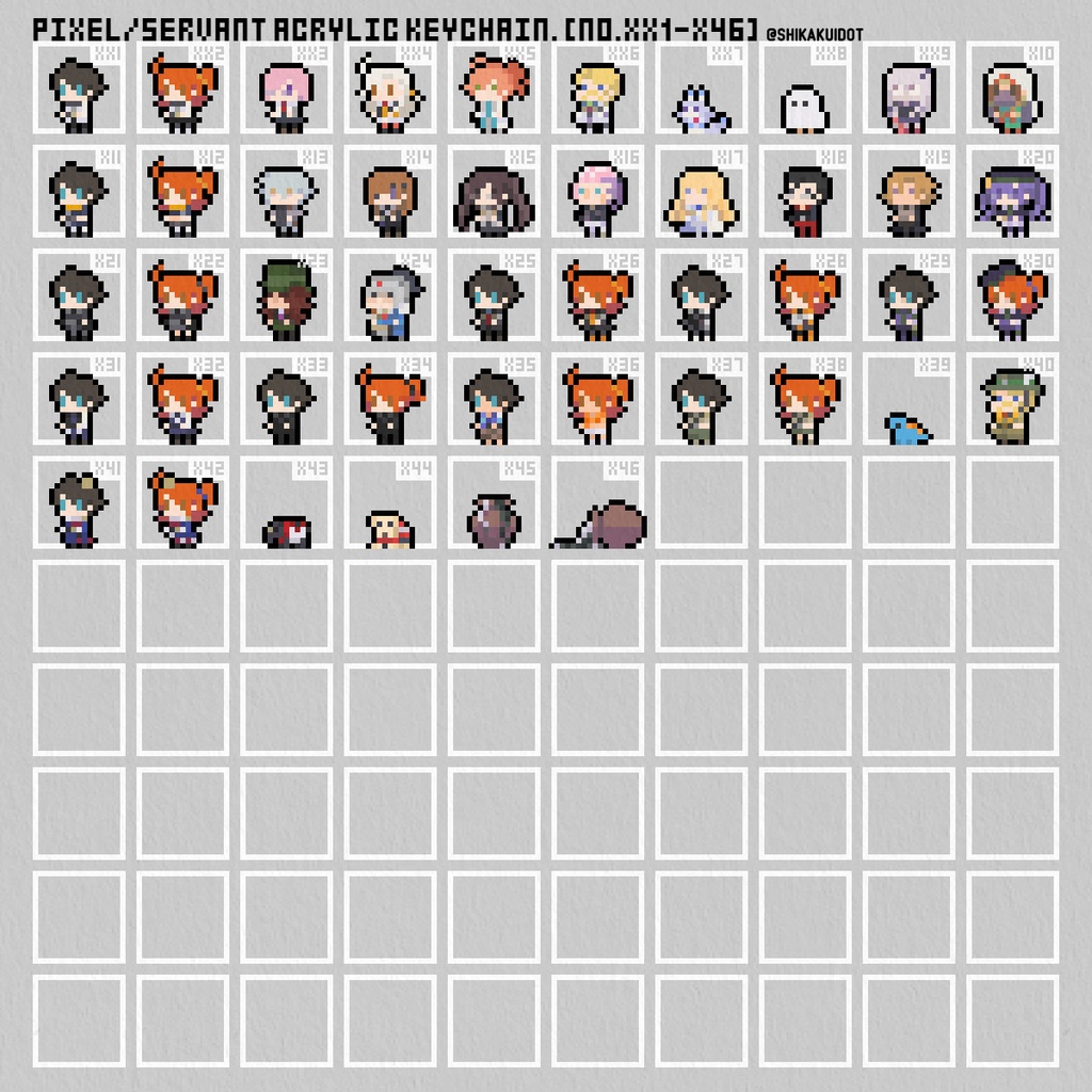 【FGO】アクスタキー XX1-【ドット鯖】