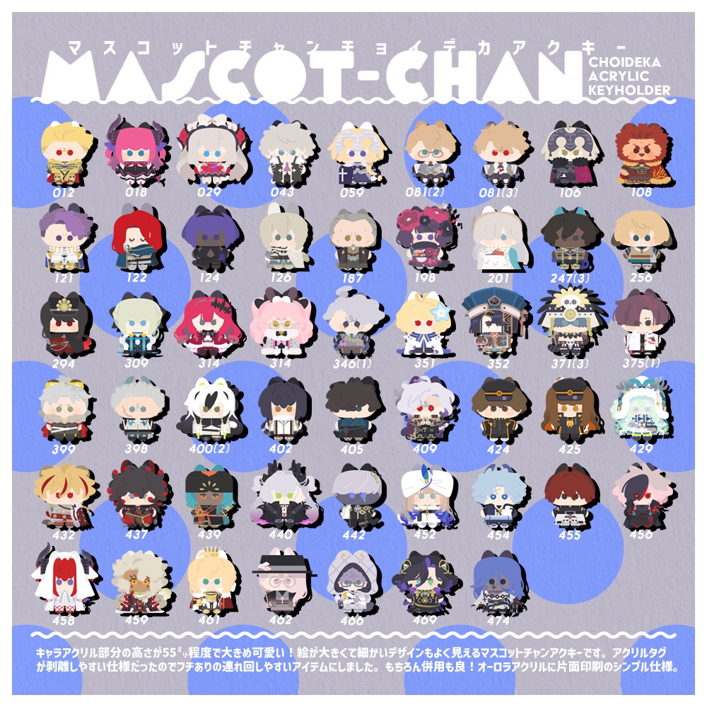 マスコットチャンチョイデカアクキー【B】