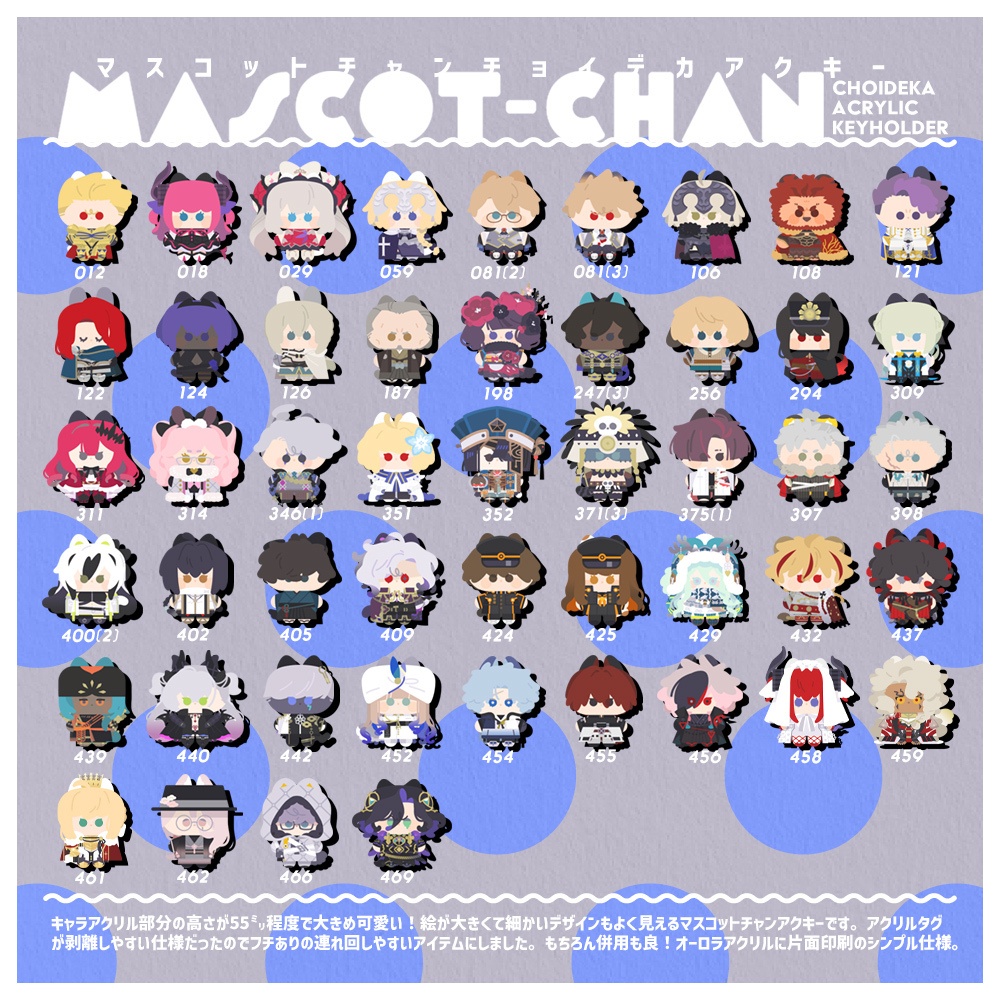 マスコットチャンチョイデカアクキー【B】