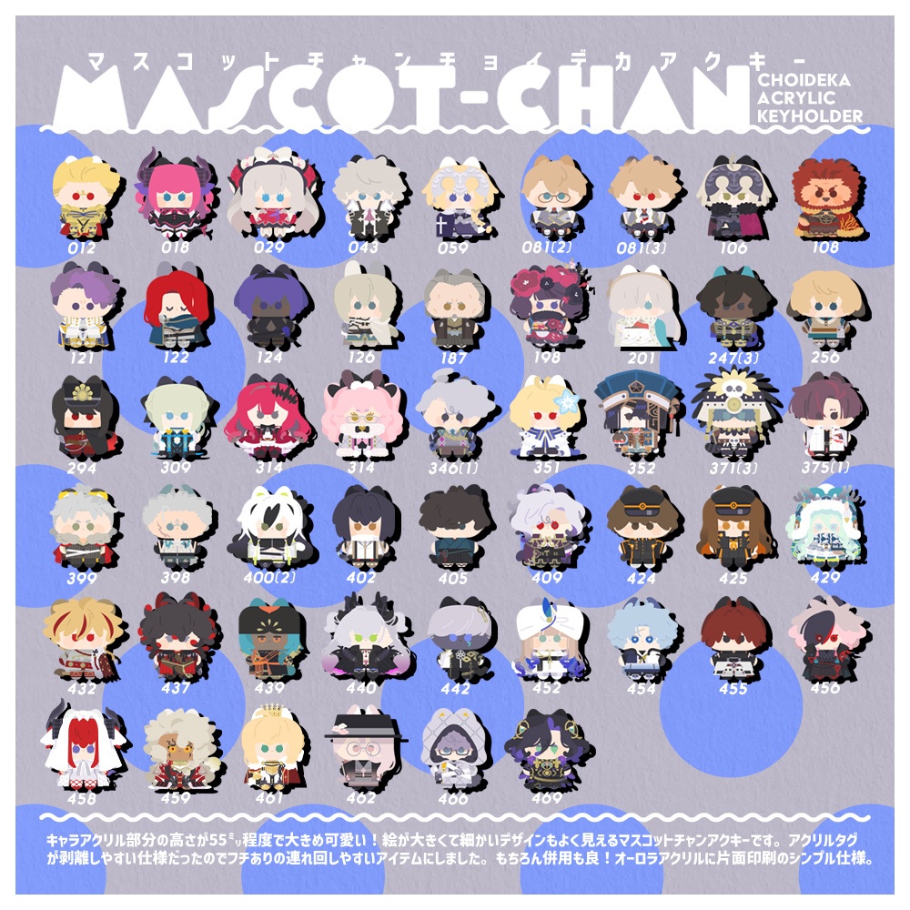 マスコットチャンチョイデカアクキー【B】