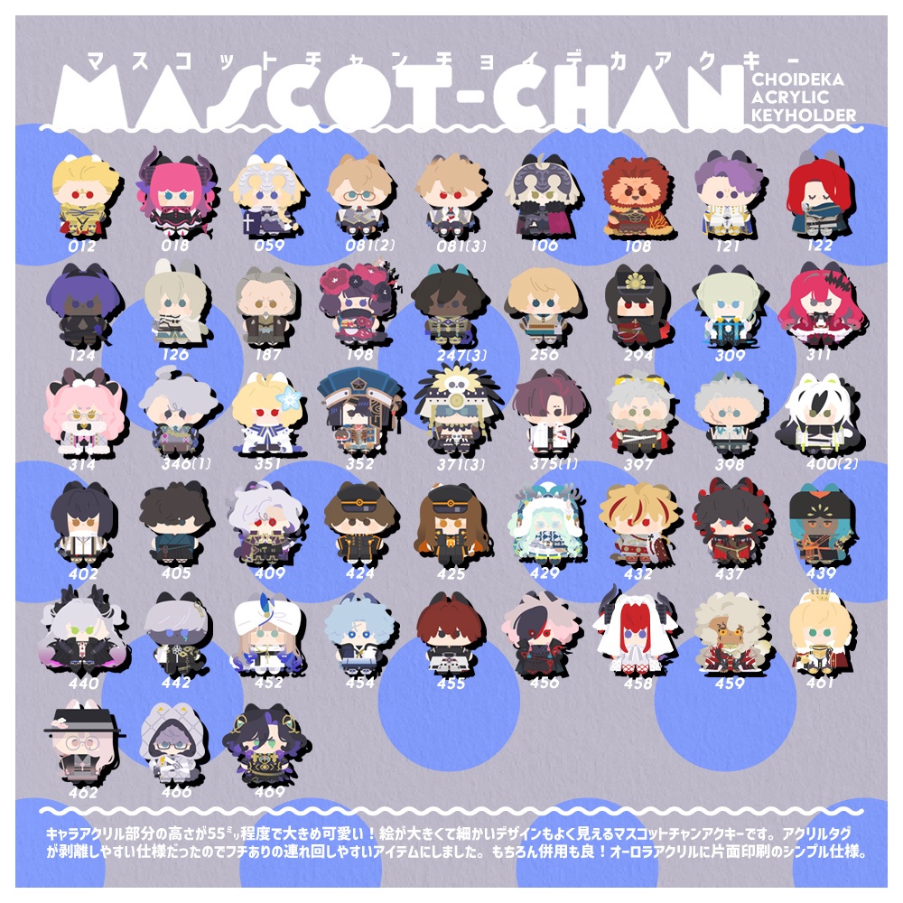 マスコットチャンチョイデカアクキー【B】