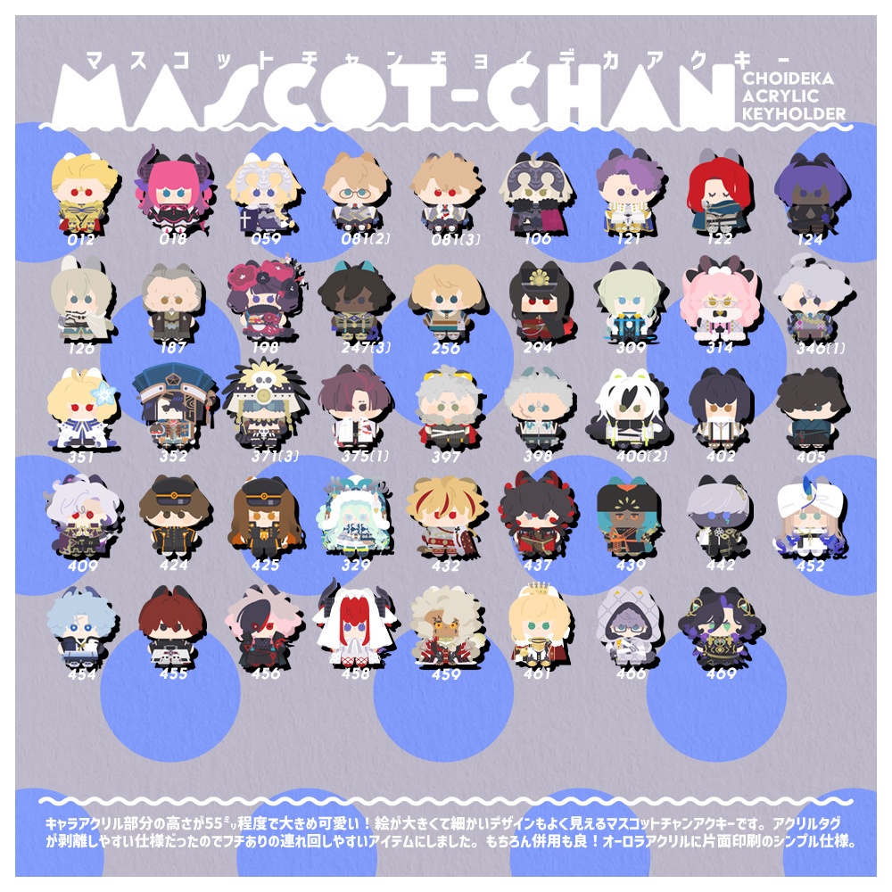マスコットチャンチョイデカアクキー【B】