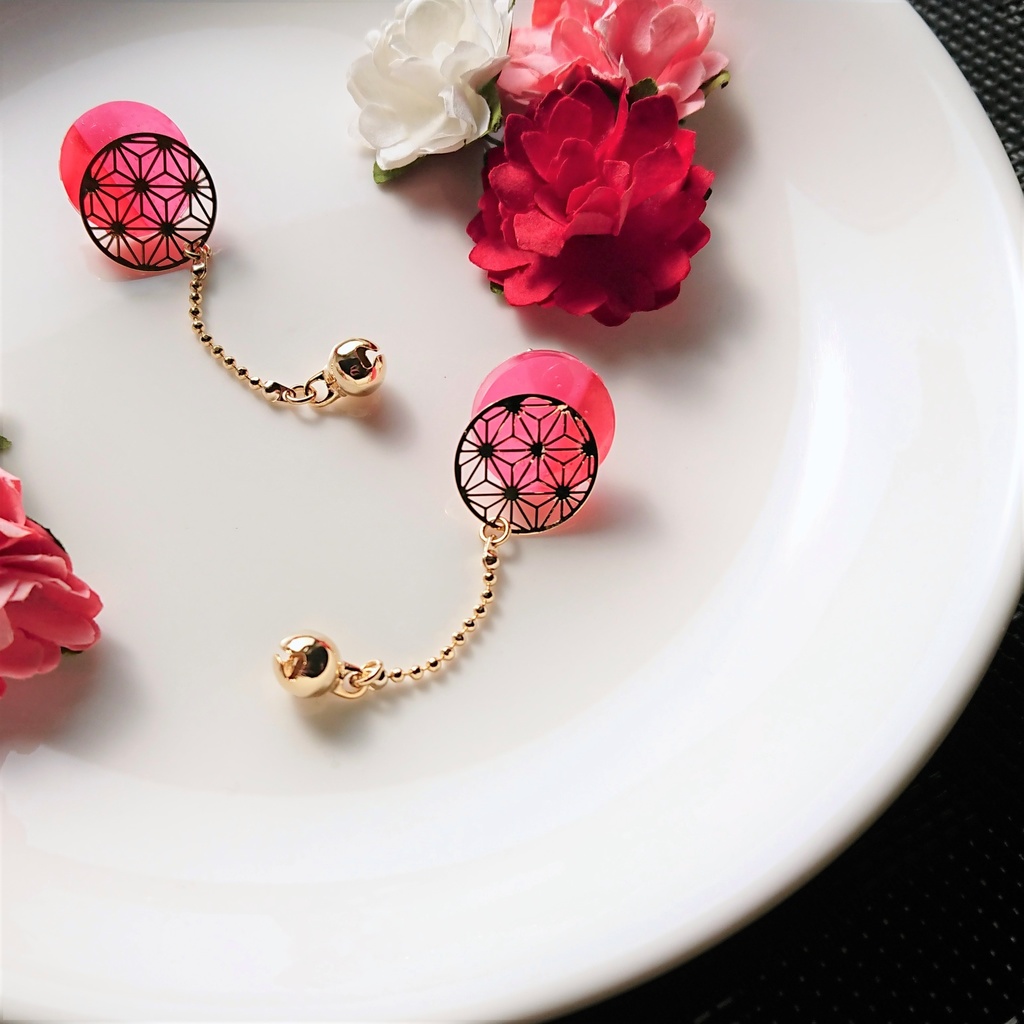 竈門兄妹の鈴ピアス