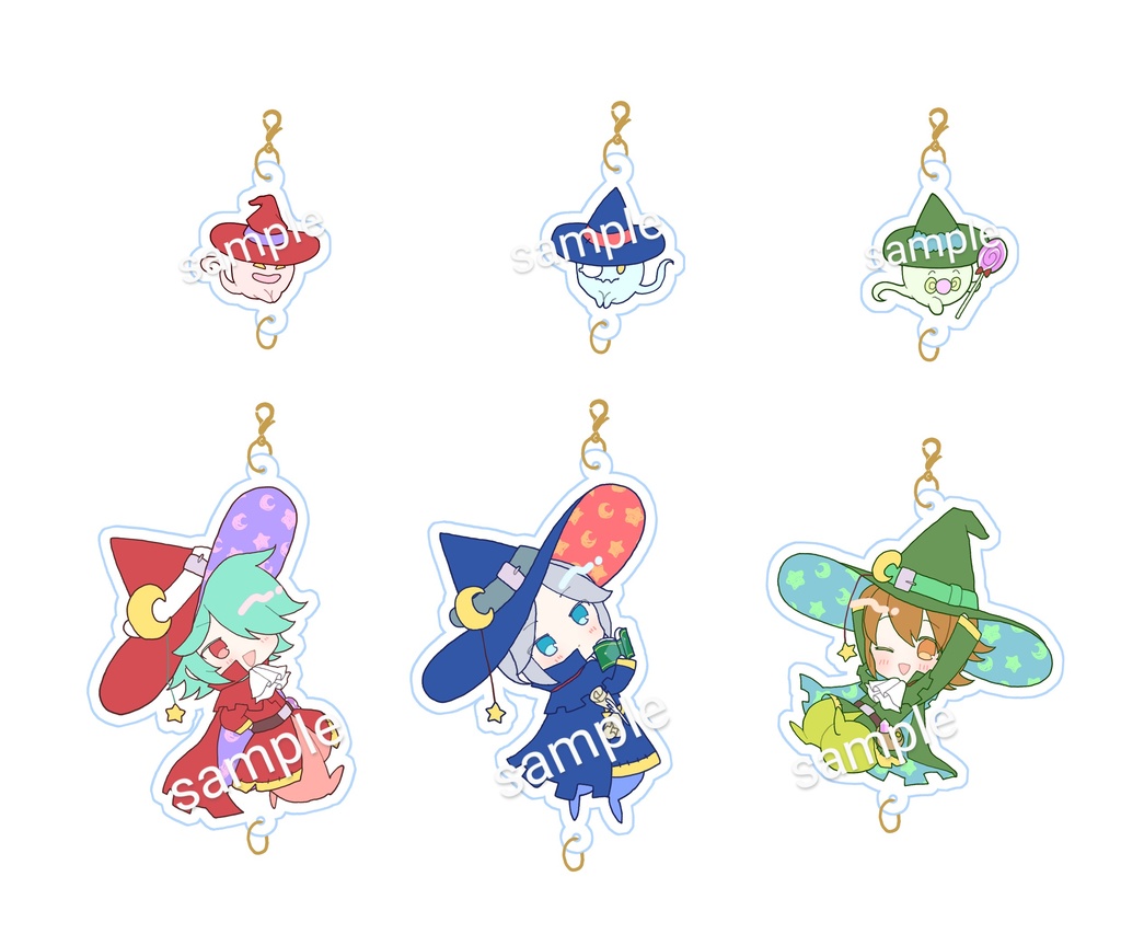 アクリルキーホルダー(まほつか)