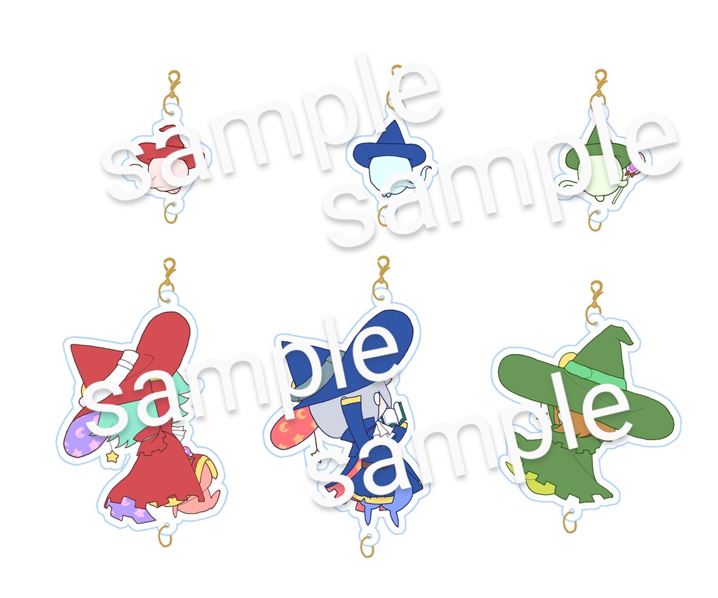 アクリルキーホルダー(まほつか)