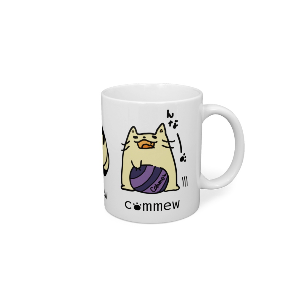 commew 5周年記念！3種の猫マグカップ