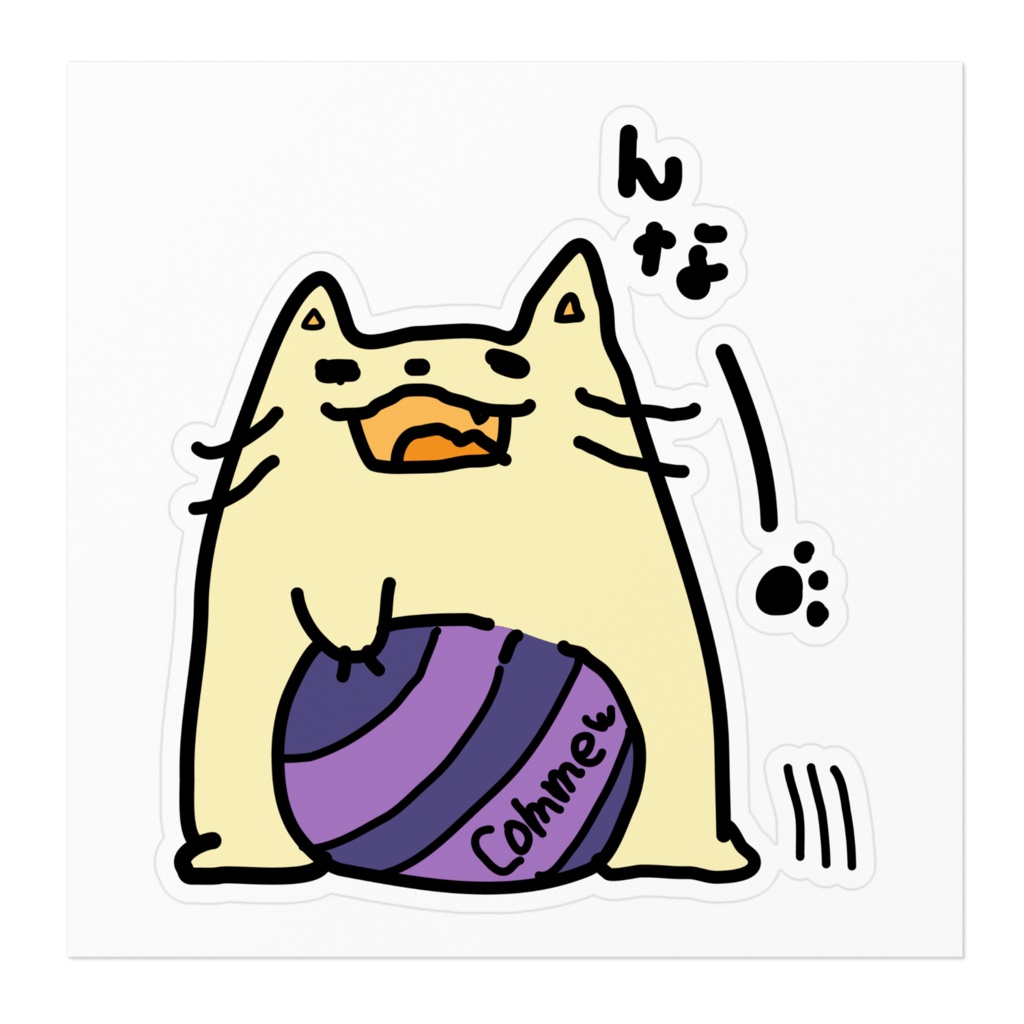 commew 5周年記念!猫ステッカー