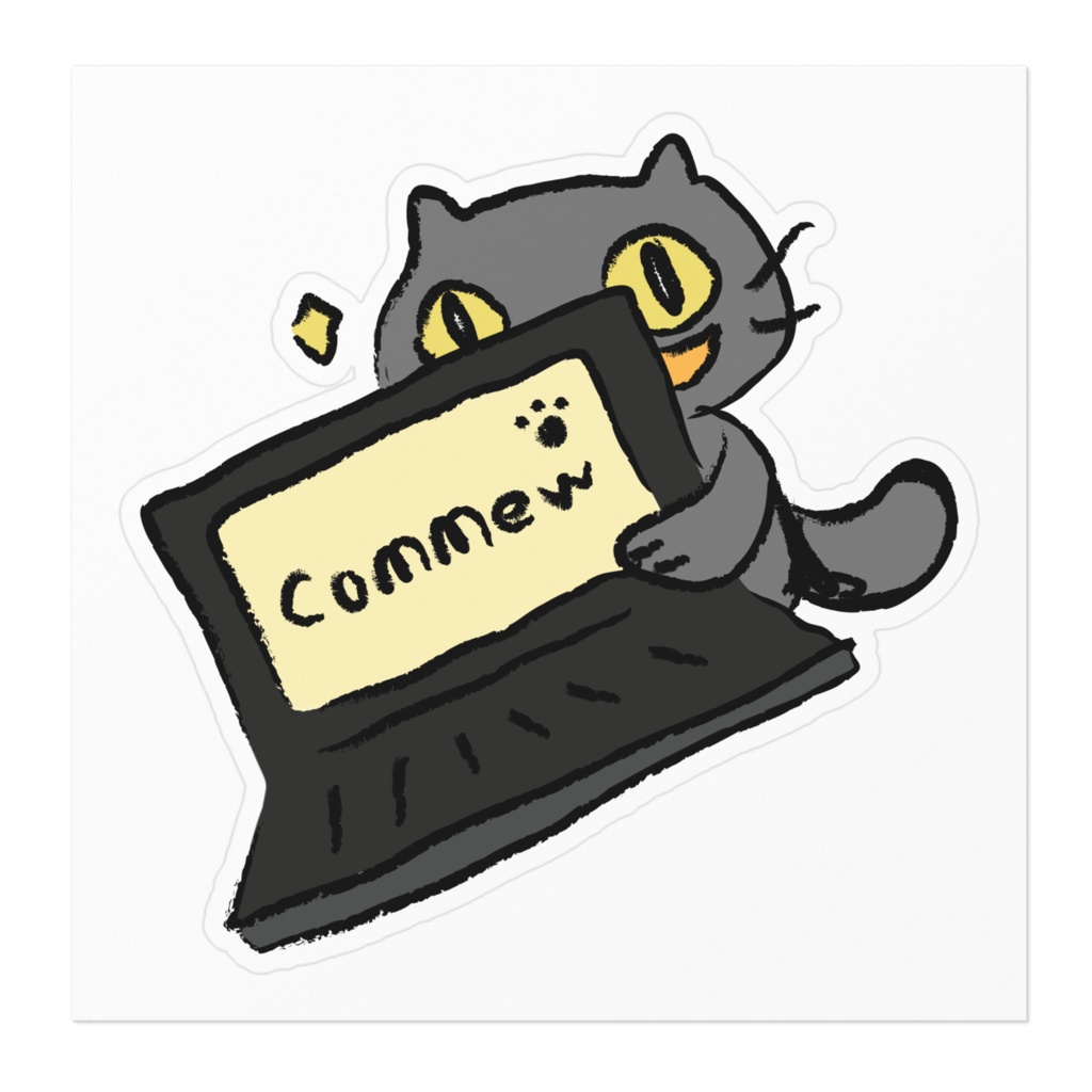 commew 5周年記念!猫ステッカー