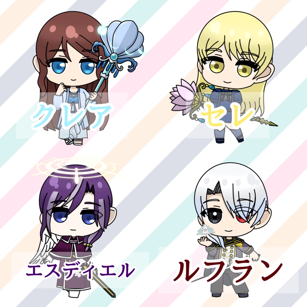 オリジナルアクリルスタンド(武器といっしょ編⑤)