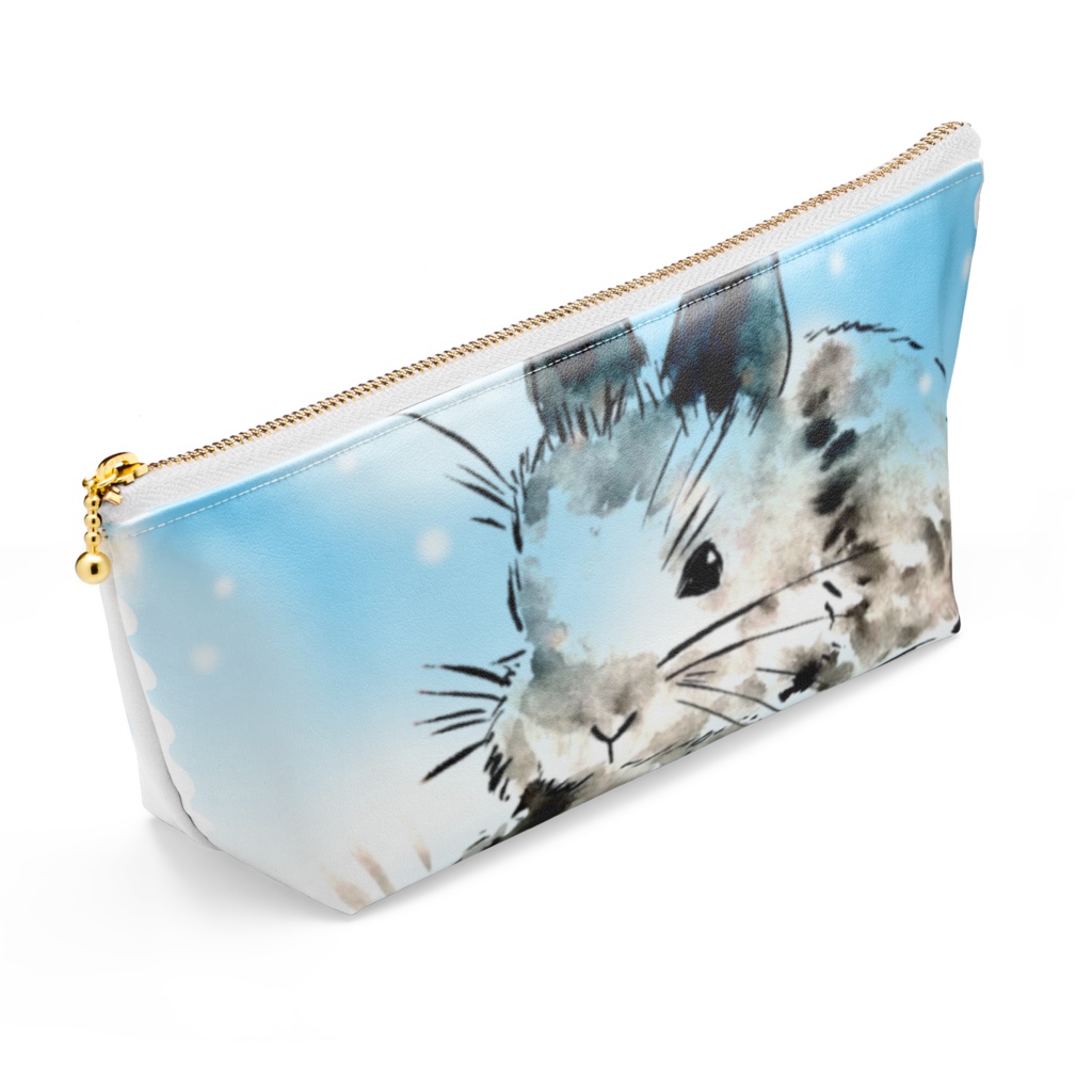 墨うさぎポーチ