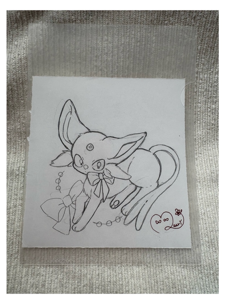アナログ原画イラスト