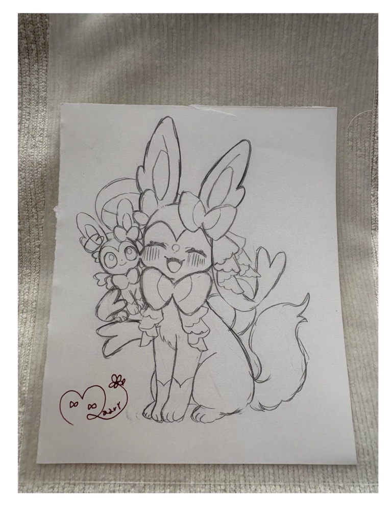 ニンフィアアナログ原画