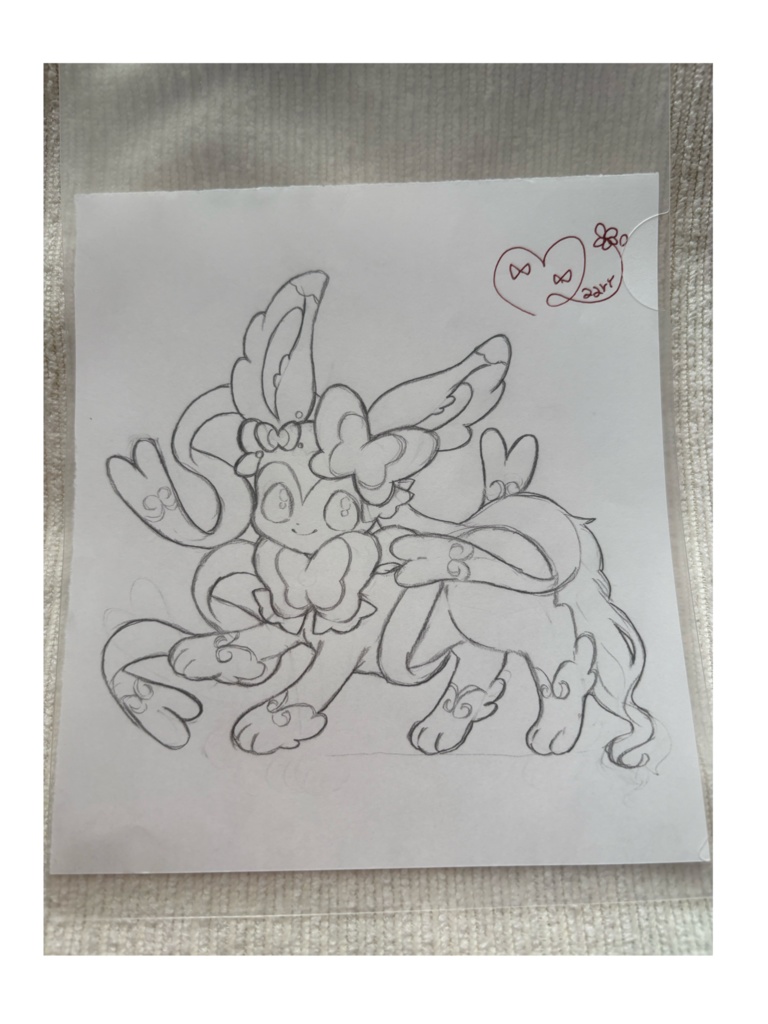 ニンフィアアナログ原画