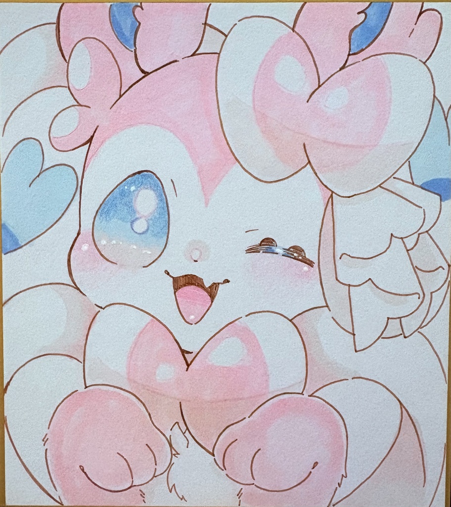 ニンフィア色紙
