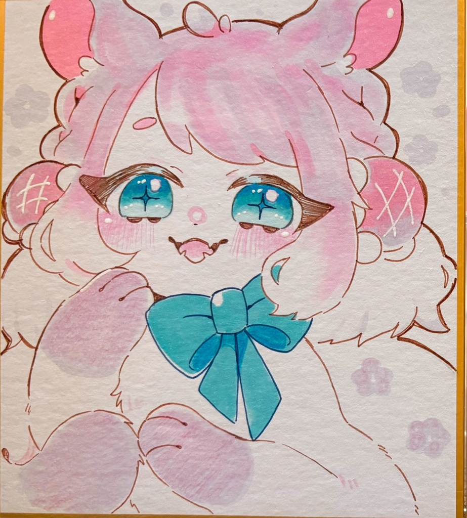 うちの子色紙 厶ぅちゃん