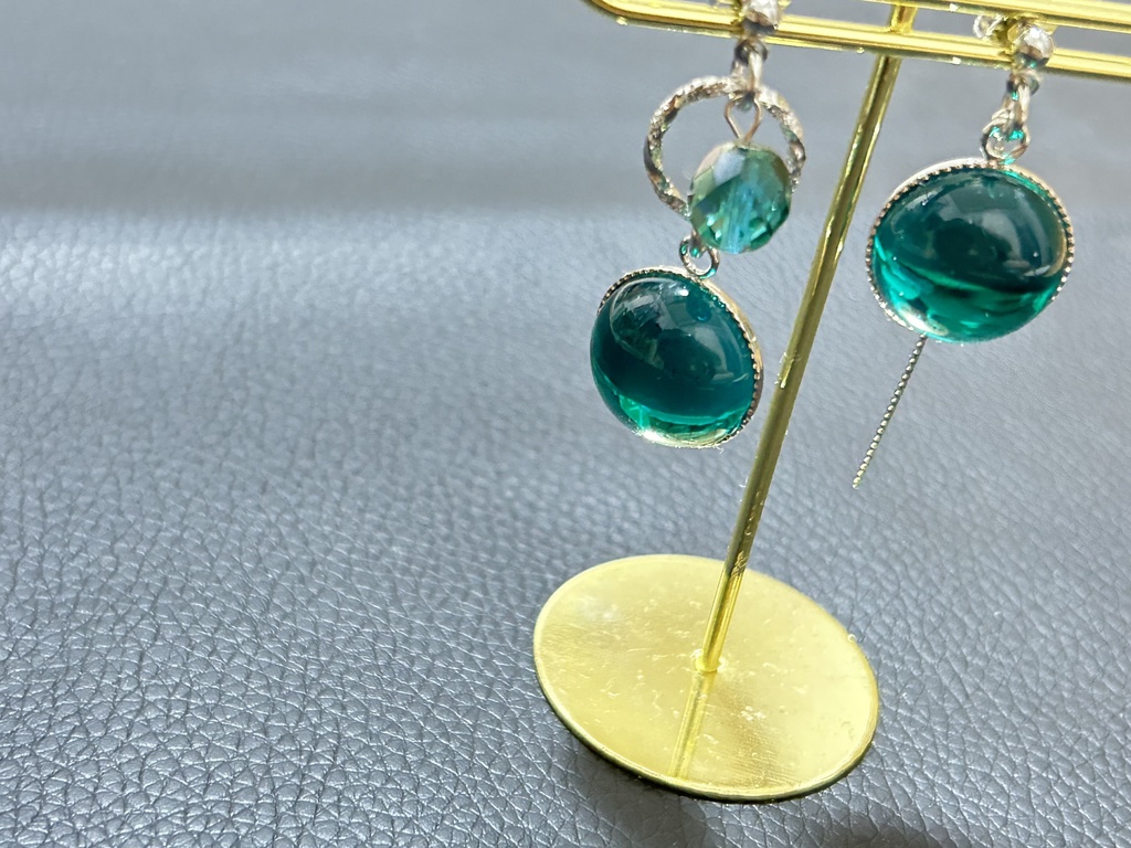 ピアス(★・リンドウ)
