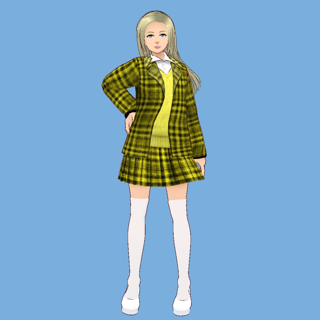レモンピクセルブレザー&スカート/Lemon Pixel Top and Skirt
