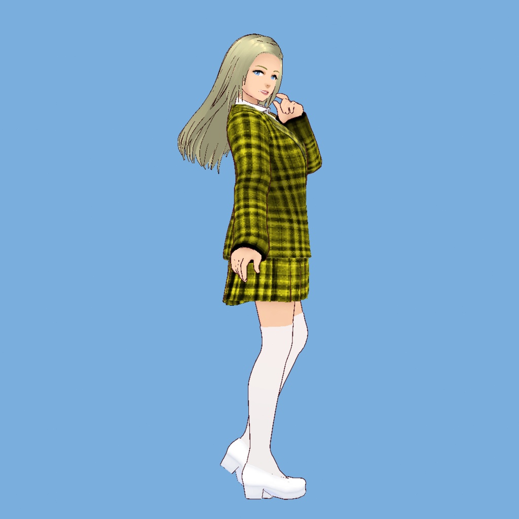 レモンピクセルブレザー&スカート/Lemon Pixel Top and Skirt
