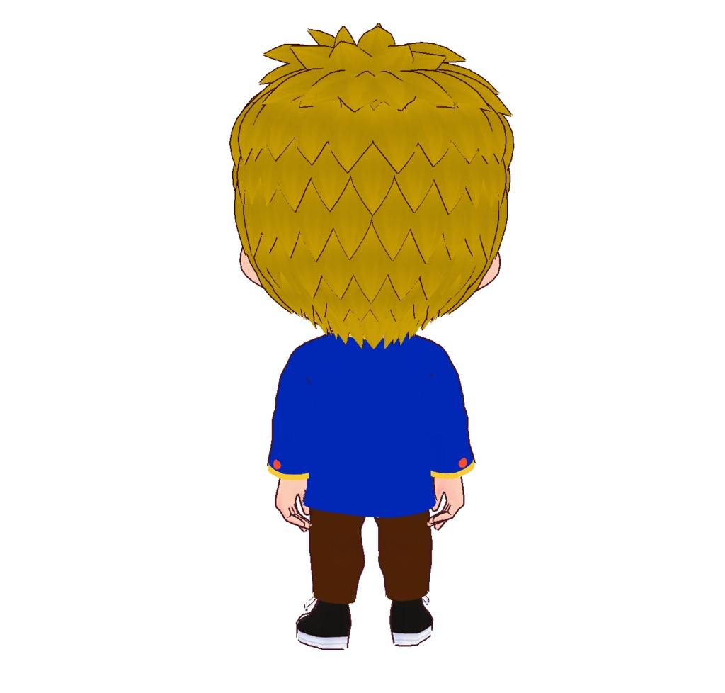 前髪付き短髪/Short Hair with Bangs