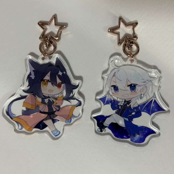 Caprista+怪奇現象捜査課_オリジナルアクリルキーホルダー