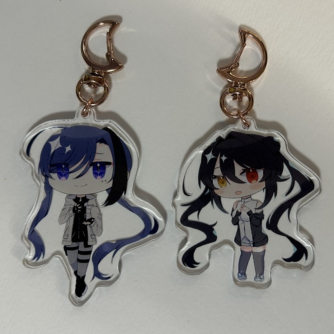 Caprista+怪奇現象捜査課_オリジナルアクリルキーホルダー