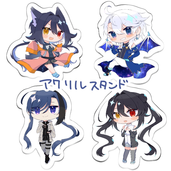 Caprista＋怪奇現象捜査課_オリジナルアクリルスタンド